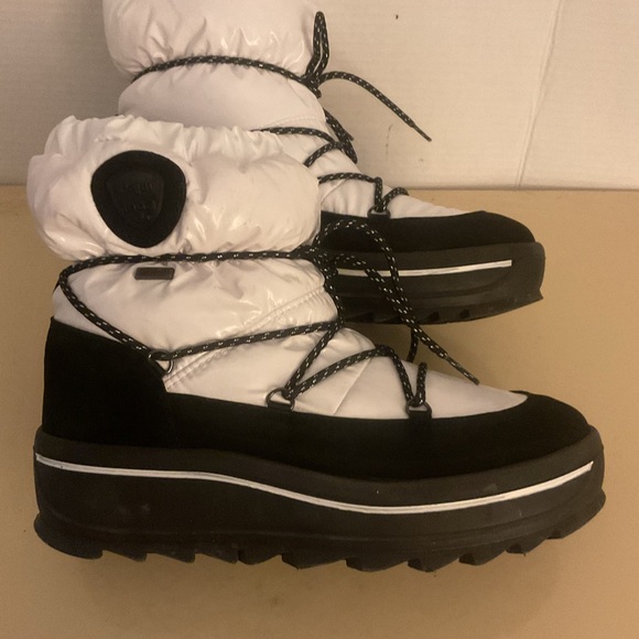 Pajar womennnkack sure white glossy canvas waterproof winter boots size 10 - Picture 7 of 10